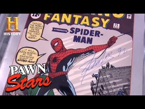 Stan Lee's Signed Spider-Man Sketches (Season 7) | Pawn Stars