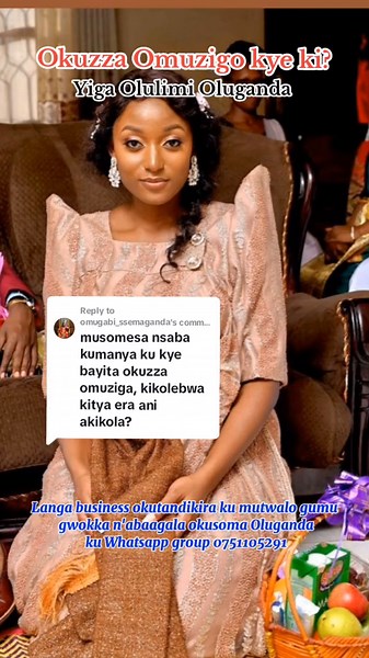 Yiga Olulimi Oluganda - Okuzza Omuzigo kye ki?