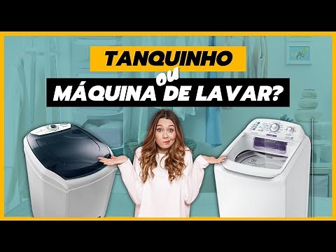 TANQUINHO ou MÁQUINA DE LAVAR? Qual o Melhor? Qual Vale Mais a Pena?