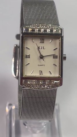 Rare Kenneth Jay Lane (KJL) 1970* 21mm Crystal Accented Quartz Tank Watch. New Battery. - Etsy