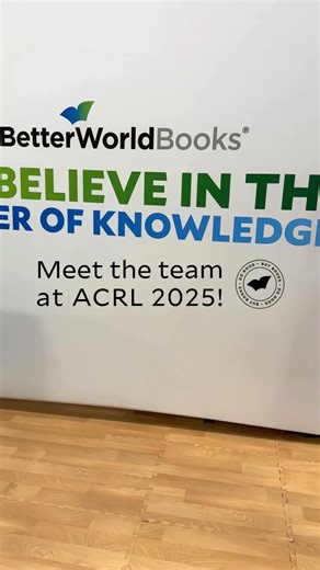 Meet the faces behind the magic! 👋 Our ACRL team connected with hundreds of librarians to explore how we can make a difference—together! #betterworldbooks #buybooksdogood #acrl #conference #library #librarian #minneapolis | Better World Books