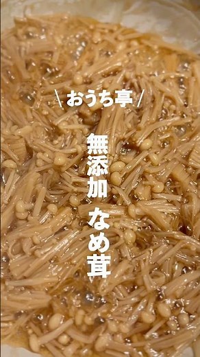 本日ご紹介させて頂くレシピは材料たったの1つで【自家製無添加、なめたけ】#ouchitei#なめ茸#えのき#えのきレシピ#作り置き#時短レシピ