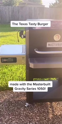 Delicious Texas Tasty Burger Recipe | Masterbuilt Gravity Series 1050