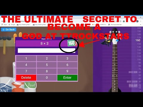 THE ULTIMATE SECRET TO BECOME A GOD AT TTROCKSTARS