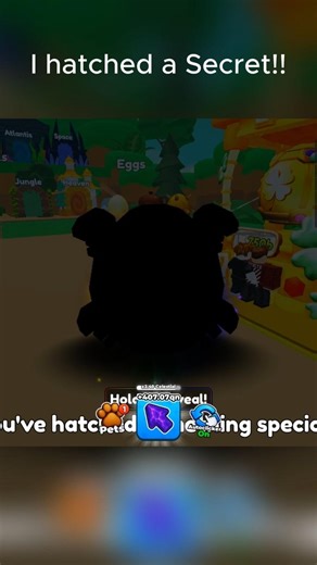 I HATCHED A SECRET 😱 #tapsimulator #tappingsimulator #tapsim #roblox