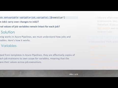 Understanding YAML Pipeline Variable Scopes in Azure Pipelines