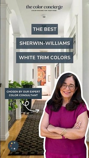 White Trim from Sherwin-Williams ☁️ #sherwinwilliams #trimpaint #interiordesign