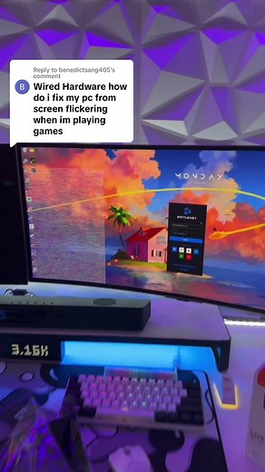 Replying to @benedictsang405 How to fix screen flickering problems on a Windows PC #PC #CustomPC #PCGaming #Windows #PCTips #PCBuild