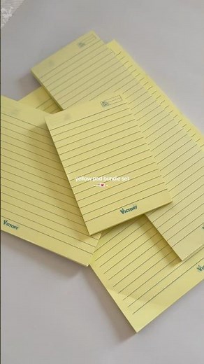 back to school—yellow pad bundle set💌💫#yellowpad#yellowpadpaper #schoolsupplies #backtoschool