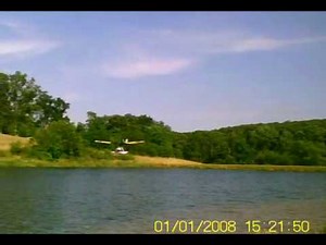 Quicksilver MX Ultralight on Floats 1st 9 Landings in Pond.mov