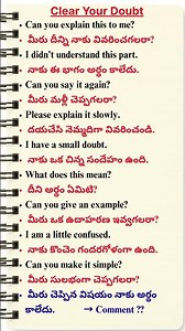 Part 833 – Asking to Clear Your Doubt in English | English Sentences | #english #shorts #sentences
