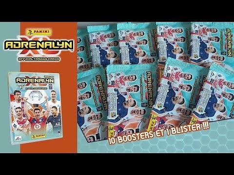 OUVERTURE DE 10 BOOSTERS ET 1 BLISTER PANINI ADRENALYN LIGUE 1 UBER EATS 2021-22