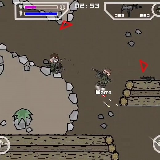 MiNi Militia game play part 3 Android gameplay