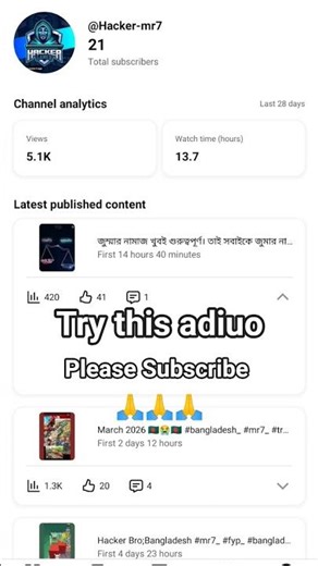 Try this adiuo.💯💯💯Please Subscribe 🙏🙏🙏 #mr7_ #fyp_ #bangladesh_ #trending_ viral vidio...
