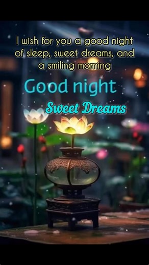 I wish for you a good night of sleep, sweet dreams, and a smiling morning. Good Night and Sweet Dreams! 💤 #goodnight #nightvibes #nightsky #nightquotes #sweetdreams #GoodnightEveryone | Good Night Images, Quotes and Wishes
