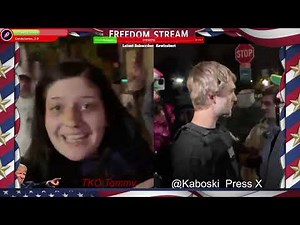 Blonde Patriot SHUTS DOWN Antifa Activist in Viral Confrontation Portland Protest