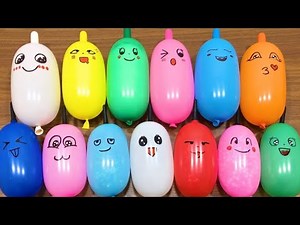 Making Slime With Transparent Balloons - Relaxing Sound -Satisfying Slime - NO EDITING VIDEO #4k