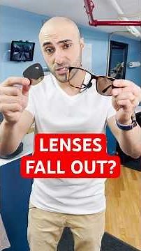 How to put your lenses back in to your glasses/sunglasses! #eyeglasses #howto #diy #lenses