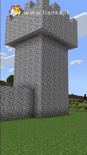 Tutorial Minecraft Education: come costruire un castello #shorts #minecrafteducation #coding