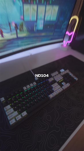 great full size keyboard from @chilkey #keyboard #techtok #Chilkey #keebtok #nd104