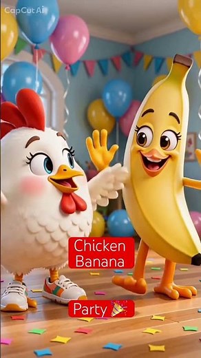 Chicken Banana Song Party ! Chicken Banana! Chicken Banana Party #kids #songs #chickenBanana