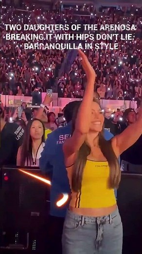 Shakira & Sofia Show Dance in Barranquilla #shakira #barranquilla #usa