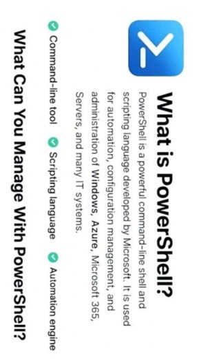 What is PowerShell? 🔥 Explained in 30 Seconds