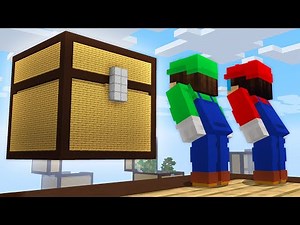 Minecraft, But There's Only GIANT CHESTS!