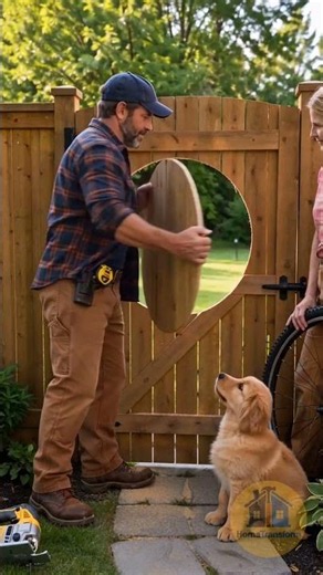 Our Puppy Needed a Better View... So We Built This! 🐶👀 #DIY #HomeIdeas #Dogs