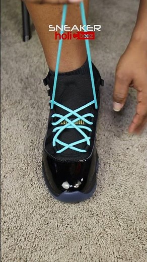 How To Lace Jordan 11 | How To Lace Jordan 11s | How to Lace Jordan 11 Gamma Blue Part 2