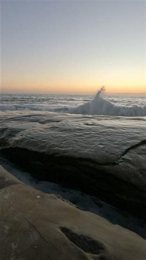 Classic Waves Hitting the Shore #waves #beach #nature