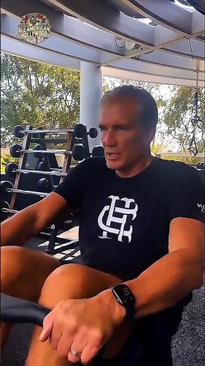 Dolph Lundgren's Intense Gym Workout! 🏋️‍♂️#dolphlundgren