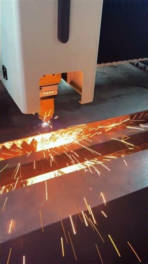 CNC steel cutting following precise programmed pattern design
