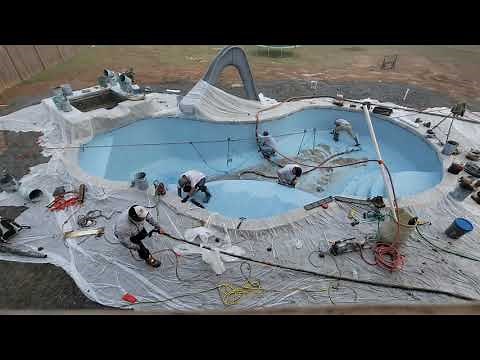 Pebble Tec installation