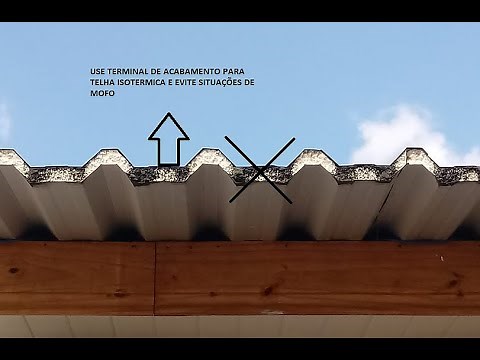 ACABAMENTO TELHA SANDUICHE - INSTALAÇÃO