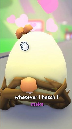 Whatever I hatch I make into a mega neon pet! Adopt me woodland egg💕