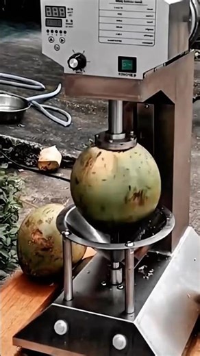 Automatic Coconut Peeling Work Tool for Fast Clean Peeling #worktool