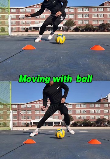 Moving feint together with ball,အသုံးဝင်လို့ လေ့ကျင့်ကြည့်ကြပါဗျ#football #burmese #soccer #skillsfootball