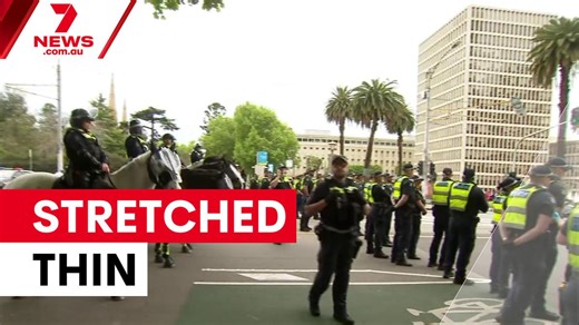Spotlight back on police resources after ugly protest