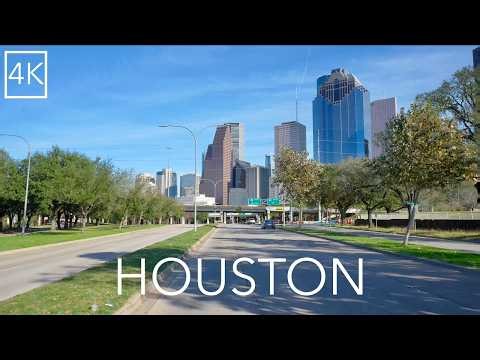 Houston Texas 4K City Drive - Space City Driving Tour