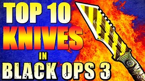 Top 10 "paint Shop Knives" In Black Ops 3 Paint Shop - Ep.1 (top 10 - Top Ten) | Chaos