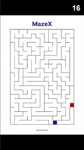 Free Printable Maze for Kids #16 | Beginner Maze Puzzle #Shorts