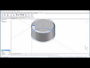 3D Rändelmutter mit Gewinde erstellen