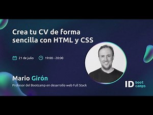 Crea tu CV de forma sencilla con HTML y CSS