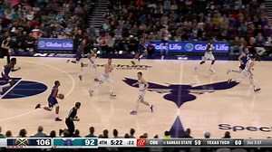 Christian Braun with the steal and the slam!