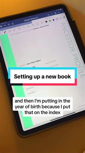 This is an older video showing how to set up a “skeleton” book so everyone in the index has a space. This also shows how quickly the page count adds up if you’ve done a lot of research! #familytree #genealogy #familyhistory