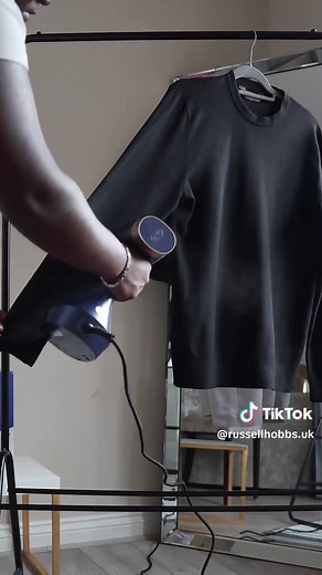 Achieve Crease-Free Clothes with Russell Hobbs Steam Genie