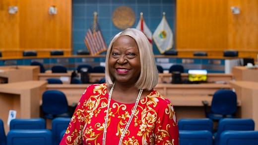 Retiring Palm Beach County administrator Verdenia Baker looks back on a career of firsts