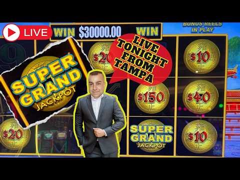 🔴LIVE! Winning The Grand Jackpot At Seminole Hardrock Tampa! #jackpot #bigwin