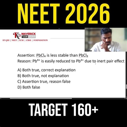 NEET 2026 | target 160+ | chemistry